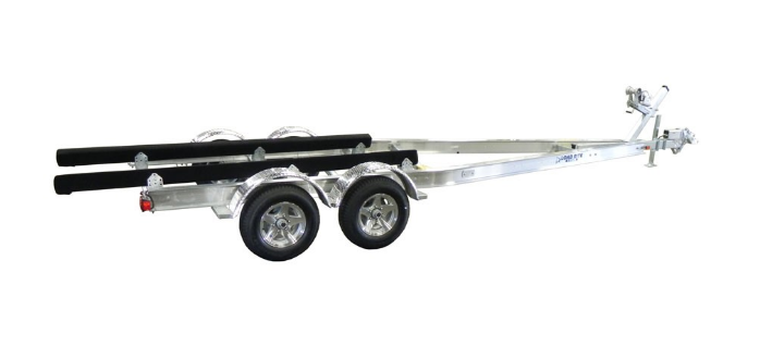 large boat trailer