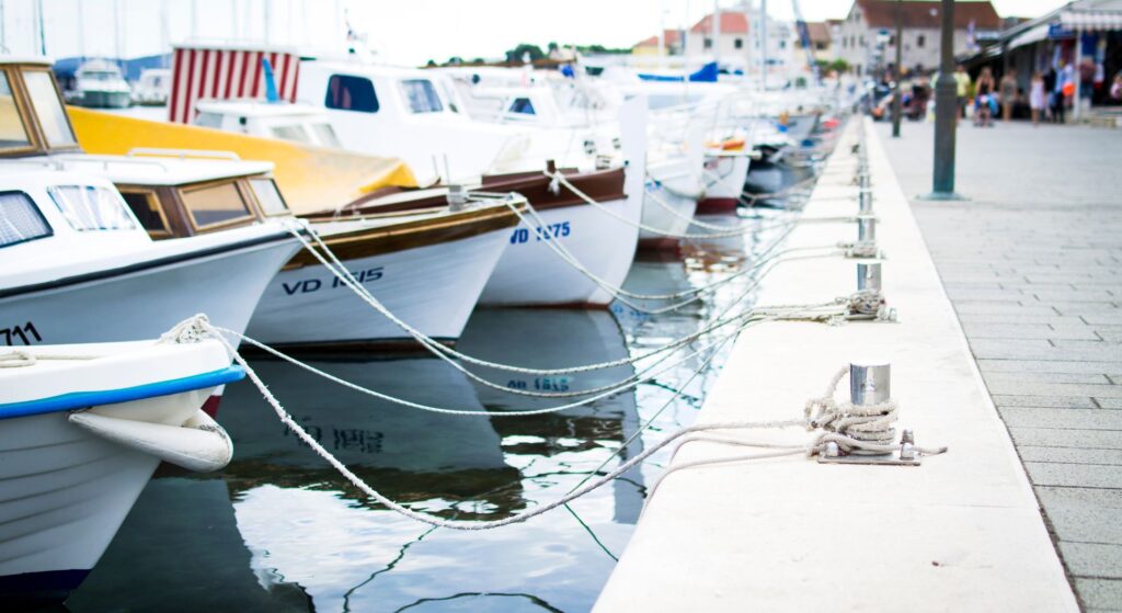 boats at dock